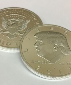 2017 President Donald Trump Inaugural Silver EAGLE Commemorative Novelty Coin 38mm. 45th President of the United States of America CERTIFICATE OF AUTHENTICITY 14 71Dwhi4osFL
