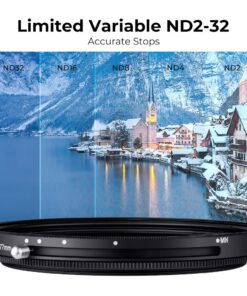 K&F Concept 82mm Variable Fader ND2-ND32 ND Filter and CPL Circular Polarizing Filter 2 in 1 for Camera Lens No X Spot Waterproof Scratch Resistant (Nano-X Series) 21 71DwyKnMgL