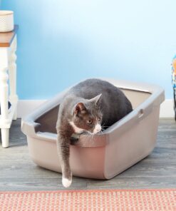 Alternative view of Catit Cat Litter Large Pan, Gray, 58702