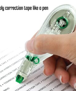 Tombow 68721 MONO Hybrid Correction Tape, 10-Pack. Easy To Use Applicator for Instant Corrections 25 71Dx9 8A8OL