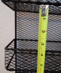 Spice Rack Organizer – Space Saving Wall Mount 5-Tier Wire Shelves for Pantry or Cabinets – Kitchen Organization and Storage by Home-Complete (Black) 30 71DxNPLLHCL