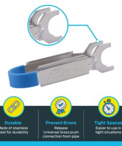 SharkBite 3/4 Inch Disconnect Tongs for Push to Connect Brass Plumbing Fittings, U713A 3/4 in 7 71DzpScZvhL