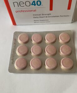 Neo40 Professional - Nitric Oxide Booster with Methylfolate - Natural Blood Pressure Supplement - May Help Support Healthy Blood Pressure, Circulation and Cardiovascular Health - 60 Tablets 21 71E XVuZ AL