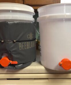 Powerblanket BB05GV Bee Blanket Honey Heater, 5 gal Pail Heater with Cutout for Gate Valve, Charcoal Gray 5-Gallon (Gate Valve) 120 V 33 71E Y2U6UL