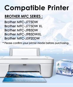 Alternative view of LC20E Super High Yield Compatible Replacement for Brother LC20E LC-20E XXL Ink Cartridges use with Brother MFC-J985DW MFC-J775DW MFC-J5920DW MFC-J985DWXL MFC-J775DWXL Printer (4BK/2C/2M/2Y, 10 Pack) 10 PK