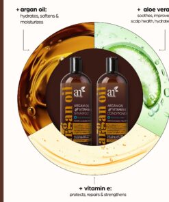 artnaturals Moroccan Argan Oil Hair Loss Shampoo & Conditioner Set - (2 x 16 Fl Oz / 473ml) - Sulfate Free Hair Regrowth - Treatment for Hair Loss, Thinning Hair & Hair Growth, Men & Women 16 Fl Oz (Pack of 2) 19 71E0fT3fKoL 1