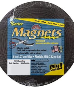 Darice 25 Foot, Adhesive Back Magnet Strip Roll 1 Pack