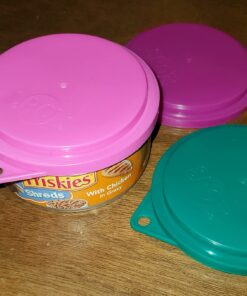 Ethical 3-1/2-Inch Pet Food Can Covers, 3-Pack Covers Are 3 1/2" Diameter 36 71E1MULmUHL