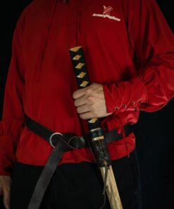 Armory Replicas – Genuine Leather Dagger Holster – Medieval Inspired Adjustable Small Weapon Sword Frog Artisan Brown 15 71E1RHdwXpL