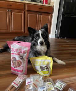 Speak Dog Treats Oink Sticks, Gluten and Grain Free Low Calorie Pork Trachea Chews for Small Breeds, Perfect Alternative for Rawhide, 8 Ounces 17 71E1TqkMkL