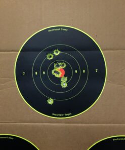 Birchwood Casey Bull's-Eye Reactive Targets - Highly Visible Instant Feedback Self-Adhesive Shooting Targets One Size 60 Targets, 720 Pasters 21 71E1eXU5IZL