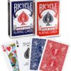 Bicycle Standard Rider Back Playing Cards, 2 Decks of Playing Cards, Red and Blue 19 71E1zOPvvLL