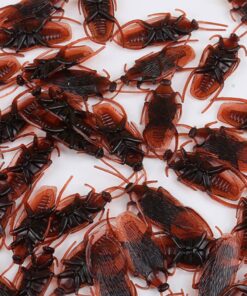 Cooplay 20PCS - Fake Roaches Prank - Cockroach Bugs Look Real Black Red 22 71E2liZf66L