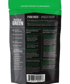 Rockin' Green Laundry Detergent, Plant based, All Natural Laundry Detergent Powder, Vegan and Biodegradable Odor Fighter, Safe for Sensitive Skin (Funk Rock Ammonia Bouncer 30 Loads - Unscented) Funk Rock 10 71E32Ww7ruL