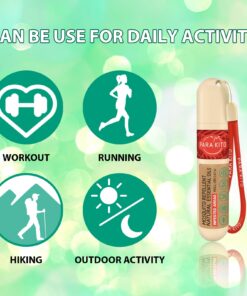 PARAKITO Roll-on Gel Mosquito Repellent for Kids & Adults | w/Vitamin E & Citronella Oil | Travel Size Bug Repellent for Hiking & Camping Accessories | DEET-Free Protection (0.67 oz) Single 11 71E3G7rCUSL