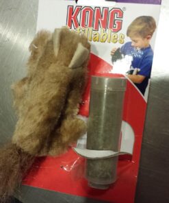 KONG Squirrel Catnip Toy Brown 25 71E3HY9mtuL