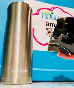 Contigo West Loop Stainless Steel Vacuum-Insulated Travel Mug with Spill-Proof Lid, Keeps Drinks Hot up to 5 Hours and Cold up to 12 Hours, 20oz Steel 55 71E3OtsMCJL