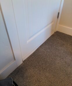 BAINING Door Draft Stopper Door Sweep for Exterior/Interior Doors, Weatherproofing Door Seal Strip Under Door Draft Blocker Seal, Soundproof Door Bottom Weather Stripping, 2" W x 39" L, White 34 71E3cGBXg4L