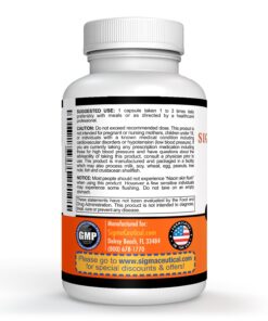 Sigmaceutical Hawthorn Extract Supplement, Olive Leaf Supplement, Garlic Extract Supplement & Hibiscus Supplement - 90 Capsules 90 Count (Pack of 1) 11 71E4BaoYdiL