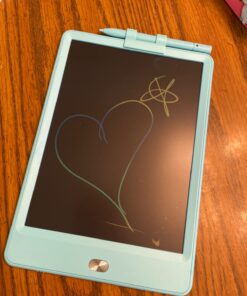 KOKODI LCD Writing Tablet 8.5-Inch Colorful Doodle Board, Electronic Drawing Tablet Drawing Pad for Kids, Educational and Learning Kids Toys Gifts for 3 4 5 6 7 8 Year Old Boys and Girls(Blue) Blue 30 71E4MgeV0rL