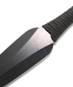 Ace Martial Arts Supply Ninja Stealth Black Throwing Knives with Nylon Case (Set of 3) Kunai 20 71E5sIjTQNL