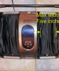 TISSCARE Shiatsu Massage Foot Massager Machine - Improves Blood Flow Circulation, Deep Kneading & Tissue with Heat/Remote, Neuropathy, Plantar Fasciitis, Diabetics, Pain Relief Upgrade Gray 42 71E6BbUNQtL