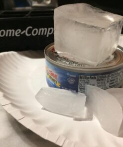 Home-Complete Large Ice Molds Silicone Trays Makes 8, 2”x 2” Big Cubes BPA-Free, Flexible-Chill Water, Lemonade, Cocktails, and More, Black(Pack Of 2) 2"x2"9(2 Pack) 35 71E6KLGSHrL