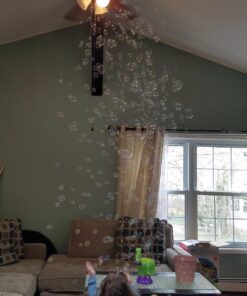 Gazillion Tornado Bubble Machine - Kids Bubble Blower - Blows 4500 Bubbles per Minute - Ideal for Outdoor Fun & Parties - Includes 4 oz. Gazillion Bubble Non-Toxic Solution Green 42 71E6W9k9dOL 1