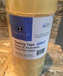 Sparco Sealing Tape Transparent Heavy Duty, 48mm x 50m, 6 Rolls (60041) 12 71E7glkKPiL