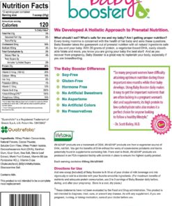 Baby Booster Chocolate Mocha Prenatal Vitamin Supplement and Protein Shake, Caffeine Free, All Natural, Vegetarian DHA, High Protein, Methyl Folate, B Vitamins, Great for Morning Sickness, 1 lb 1 Pound (Pack of 1) 14 71E85wm7nzL