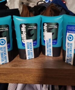 Gillette After Shave Gel for Men, Aftershave for Men, After Shave Lotion for Men, Calms, Soothes and Refreshes Sensitive Skin, Light Fragrance, 2.5 oz, Pack of 6, After Shave Cologne Men, Aftershave 29 71E8HTM8MDL