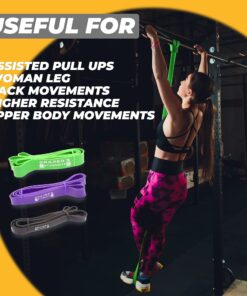 Draper's Strength Heavy Duty Resistance Stretch Loop Bands for Powerlifting Workout Exercise and Assisted Pull Ups #02 Red 14 71E8qgXQD6L