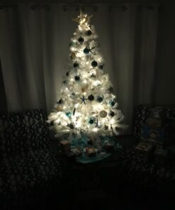 Perfect Holiday Christmas Tree, 5-Feet, PVC Crystal White 14 71E96xPi9CL