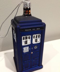 Kurt Adler 4.25-Inch Doctor Who Tardis Glass Figural Ornament 40 71E9D5ImYZL
