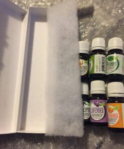 Aromatherapy Top 6-100% Pure Therapeutic Grade Basic Sampler Essential Oil Gift Set- 6/10 ml Kit Classic Aromatherpy Sets 0.33 Fl Oz (Pack of 6) 18 71E9WB6qZ4L