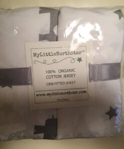 100% Organic Cotton Baby Crib Sheet (2 Pack) - Jersey Knit Soft Fitted Baby Sheet - Washable Crib Mattress Sheets for Baby Toddler Newborn Infant & Kids - Fits Standard Crib Toddler Mattresses 57 71EAZ5bRTOL