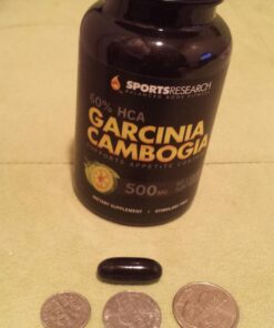 Sports Research Garcinia Cambogia Extract (60% HCA) with Extra Virgin Organic Coconut Oil | Non-GMO, Soy & Gluten Free (180 Liquid Softgels) 180 Count (Pack of 1) 15 71ECLhMjF L