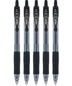 Pilot, G2 Premium Gel Roller Pens, Fine Point 0.7 mm, Black, Pack of 5 1 25 71ECPKsUtPL
