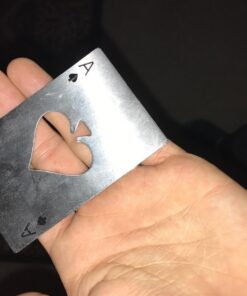 Bottle Opener-Stainless Steel Credit Card Size Casino Bottle Opener for Your Wallet-2 pcs Poker 2 Pcs 9 71ED4aPdU5L