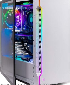 Skytech Gaming Archangel Gaming Computer PC Desktop – Intel Core-i5 10400F 2.9GHz, GTX 1660 Super 6G, 500GB SSD, 16GB DDR4 3200MHz, RGB Fans, Windows 10 Home 64-bit, 802.11AC Wi-Fi, White 10400F | 1660 Super 10 71EDC rrRL