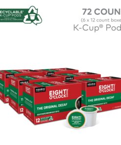 Alternative view of Eight O'Clock Coffee The Original Decaf, Single-Serve Coffee K-Cup Pods, Medium Roast, 12 Count (Pack of 6) Decaf Original 12 Count (Pack of 6)