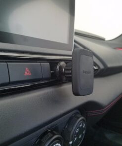 Spigen Hexa Magnetic Air Vent Hands Free Clip Cell Phone Mount Holder for Car Compatible with All Mobile Phones - Black A201 - Premium Air Vent 47 71EE72CixTL