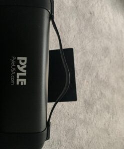 Pyle Wireless Portable Bluetooth Speaker- 100 Watt Power Rugged Compact Audio Sound Box Stereo System with Built-in Rechargeable Battery, 3.5mm AUX Input Jack,FM Radio,MP3 & USB Reader-PBMSQG5, Black 27 71EF4Ge19KL