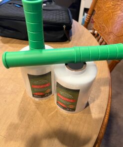 2-Pack Industrial Mini Clear Stretch Wrap Film 80 Gauge 5.1" 1000ft for Pallet Wrap with Plastic Handle,Durable Self-Adhering Packing,Moving,Packaging,Heavy Duty Shrink Film Chuangseed 5.1" x 1000Ft 2-Pack Inches 30 71EFs4MqfL