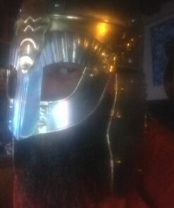 Alternative view of Viking Chainmail Medieval Templar Crusader Knight Armor Helmet | Greek Roman Spartan Armour Headpiece