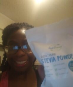 NatriSweet Stevia Powder, 4 oz, Pure Stevia Sweetener with No Additives, No Fillers, Zero Carbs, Zero Calorie, Organic Stevia Powder For Sugar Substitute, 300 Times Sweeter Than Sugar, 800+ Servings 41 71EGXemj5dL