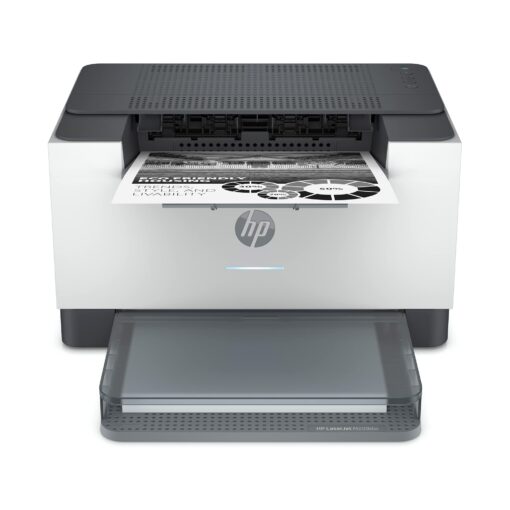 HP LaserJet M209dw Wireless Black and White Printer with built-in Ethernet & fast 2-sided printing, Instant Ink ready, Works with Alexa (6GW62F) Gray