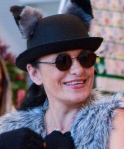 Happylifehere Cat Fox Ears Kitty Costume Halloween Cosplay Fancy Dress Black with gray Kits 21 71EHF4qvq4L