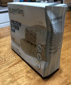 WonderSlim Protein & Fiber Bar, Fluffy Vanilla Crisp - 15g Protein, 7g Fiber, Gluten Free (7ct) 15 71EHK9wZJLL