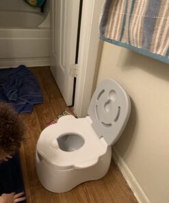 Munchkin® Arm & Hammer Multi-Stage 3-in-1 Potty Seat, (Potty Chair, Trainer Ring and Step Stool), Grey 45 71EHg18cZVL